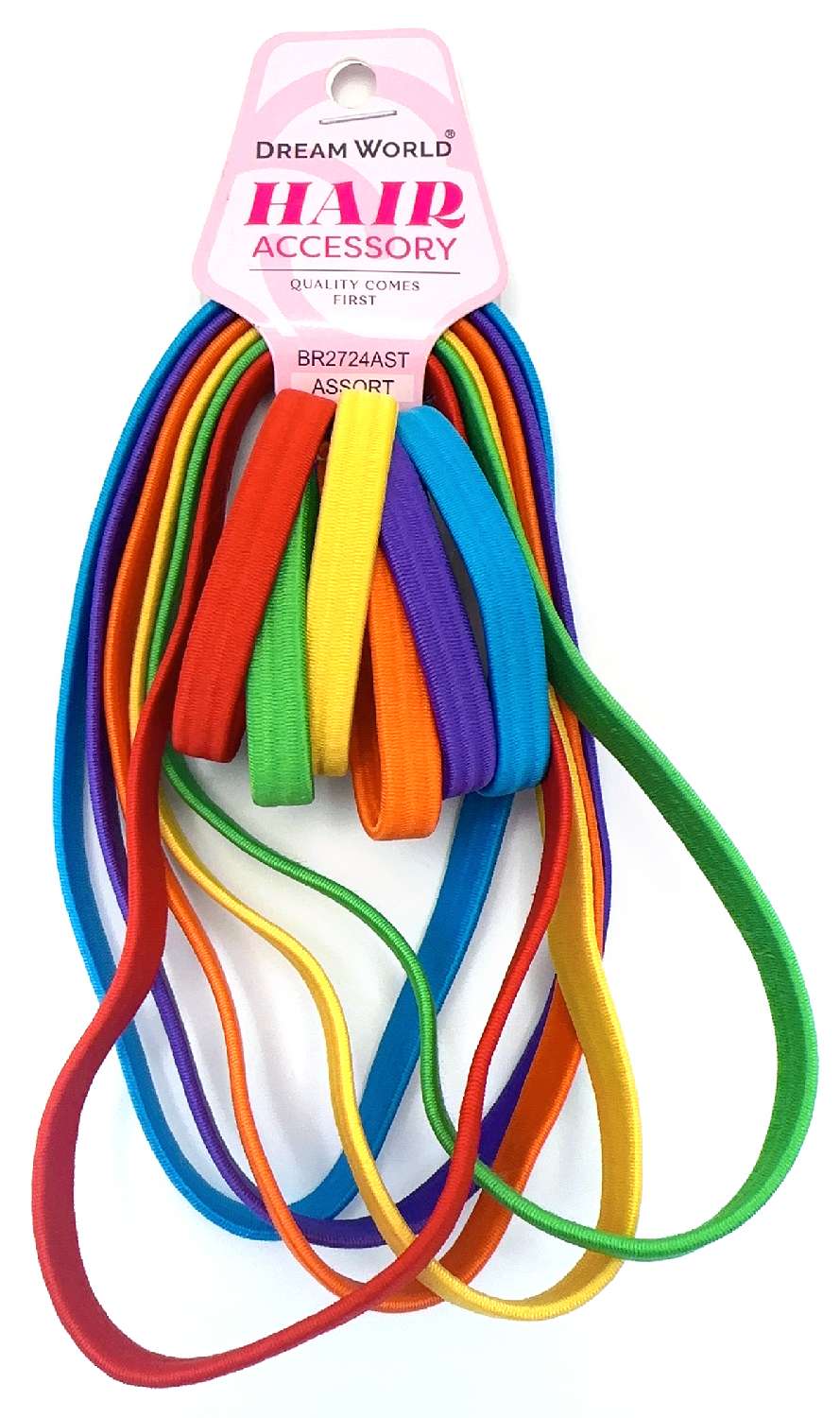 DREAM H/PONYTAIL HOLDER COMBO WIDE 6PC