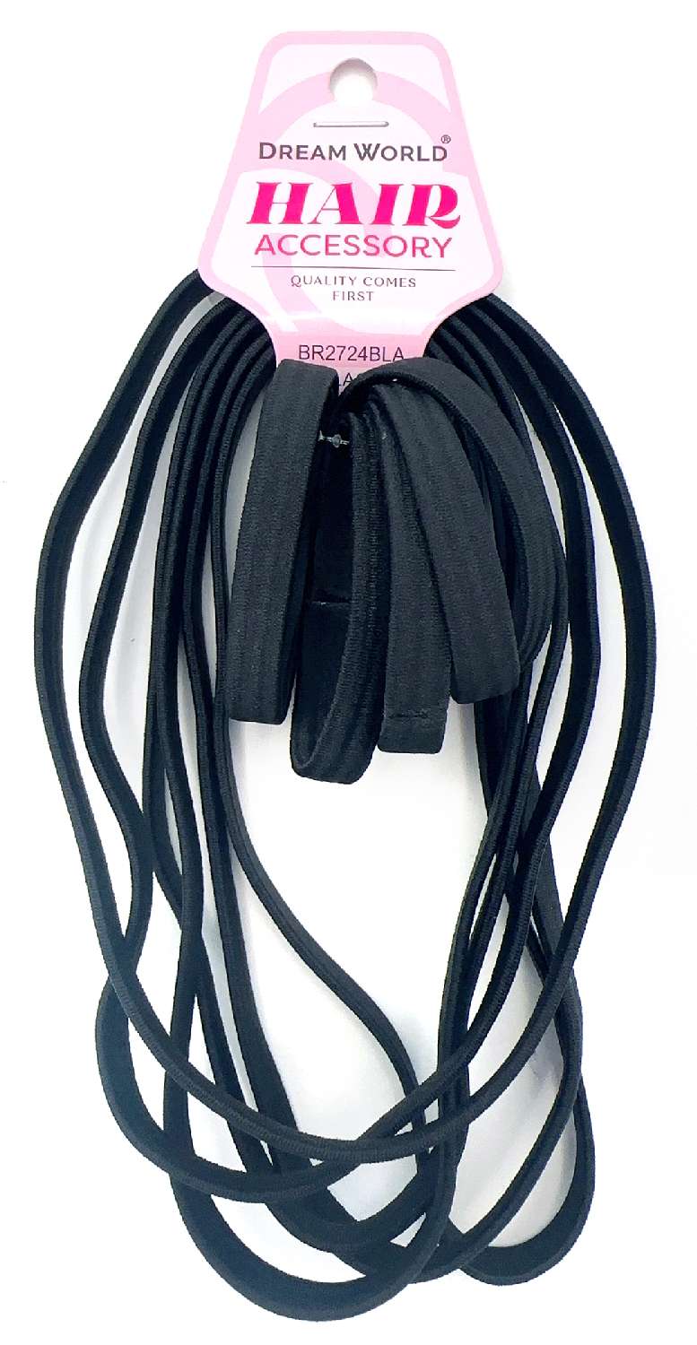 DREAM H/PONYTAIL HOLDER COMBO WIDE 6PC