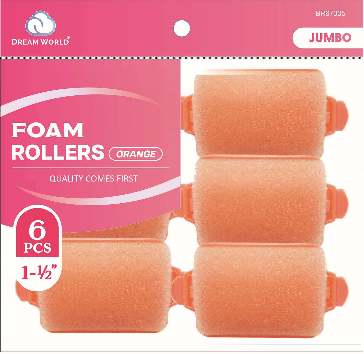 DREAM ROLLER FOAM-OR 6CT JUMBO