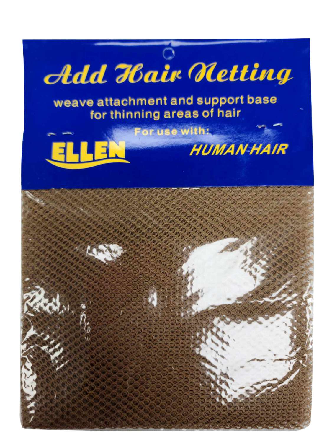 ELLEN ADD HAIR NET [LT BROWN]