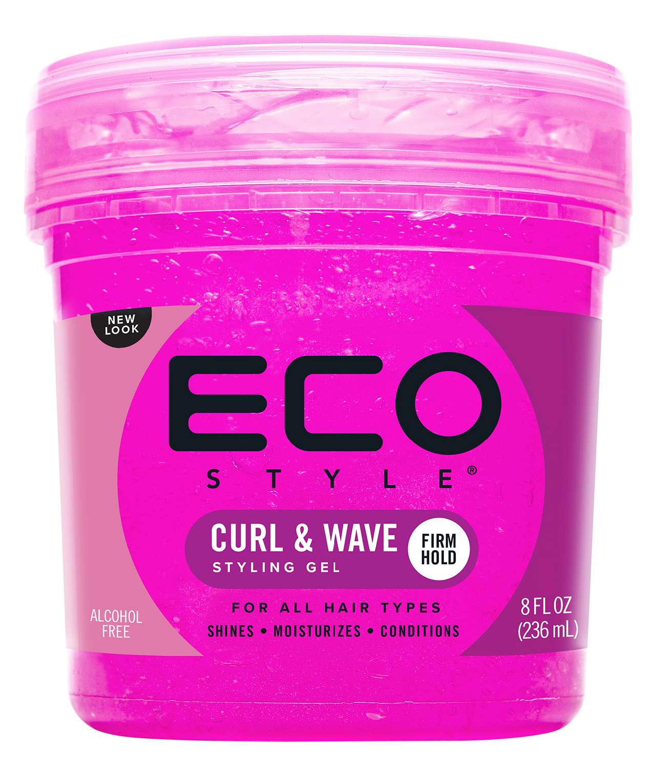 ECO STYLE GEL [PINK] CURL/WAVE 8 OZ